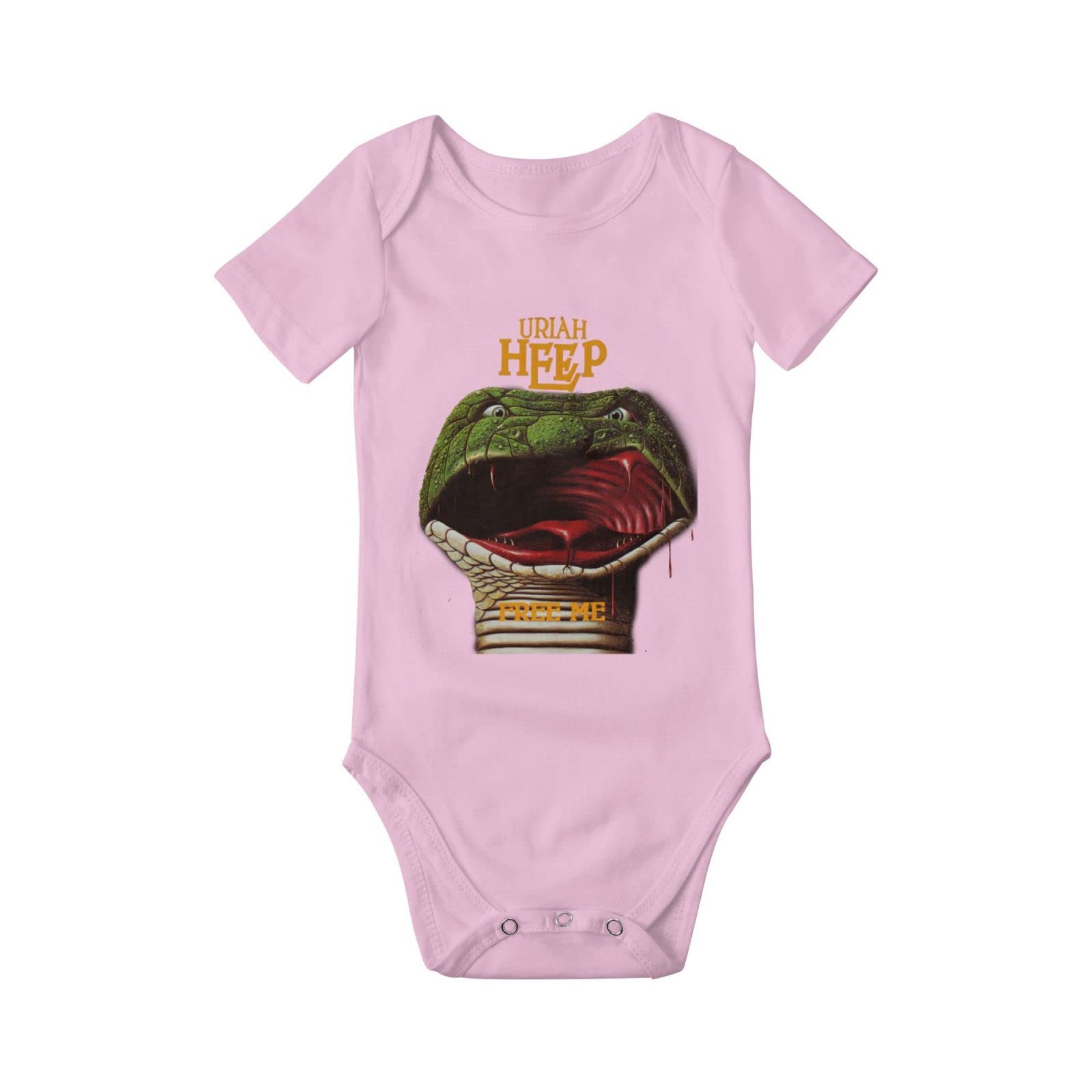 Uriah Rock Heep Band Baby Onesie - Soft Cotton Unisex Newborn Romper & Short-Sleeve Bodysuit | 3D Printed Jumpsuit for Baby Boys & Girls (0-12 Months) - Perfect for Casual Wear, Playtime & Photo Shoots