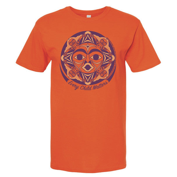 Every Child Matters Adult T-Shirt - Protected By Our Ancestors - Native American Pride Apparel for Protests & Cultural Events