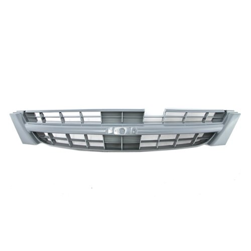 CarPartsDepot Replacement Grille Compatible with 1997-1999 Nissan Maxima Sedan 4-Door - Raw Gray Finish | Front Bumper Upgrade for Classic Car Restoration & Customization