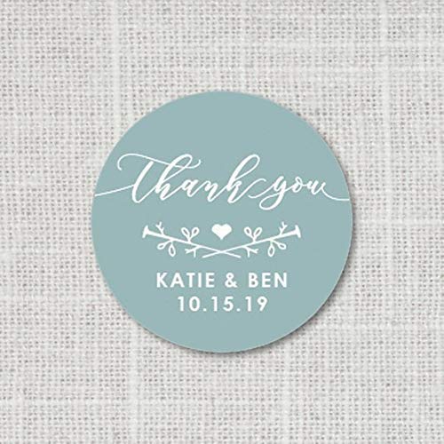 Elegant Calligraphy Thank You Stickers for Weddings & Baby Showers - Waterproof Favor Labels for Gifts, Invitations & Party Decor - Perfect for DIY, Scrapbooking & Event Favors (F9:16)
