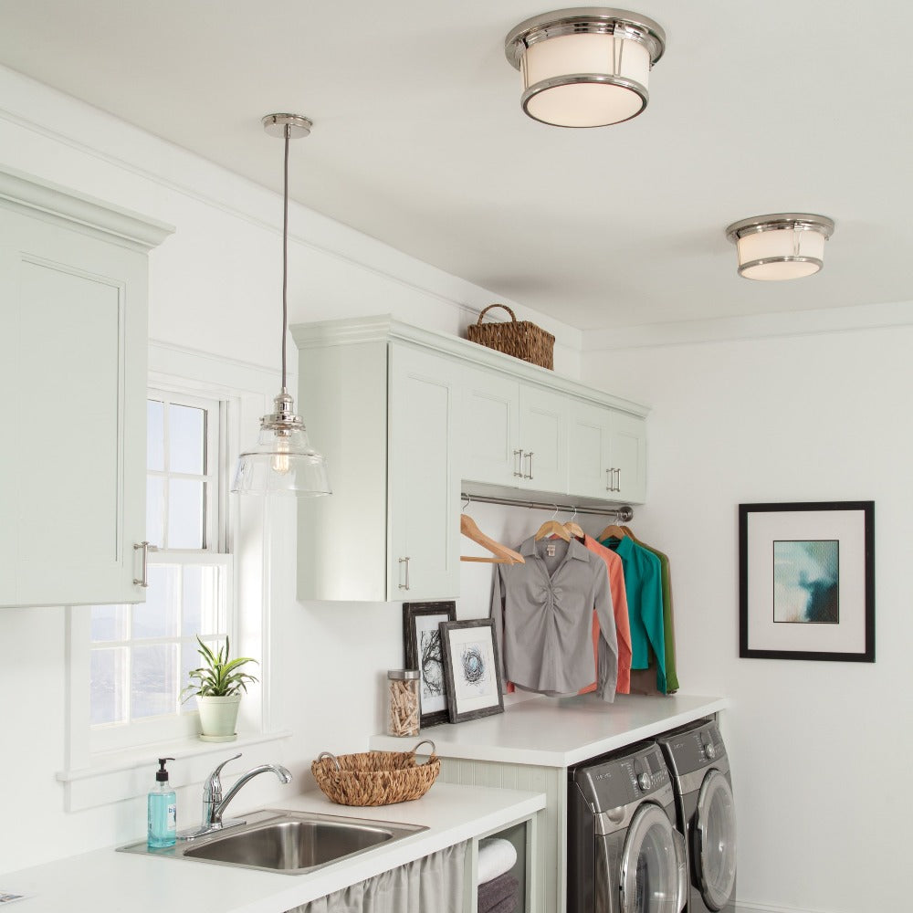 Willis Mini Pendant Light - Vintage Industrial Style Hanging Fixture for Kitchen Island, Dining Room & Bedroom Lighting