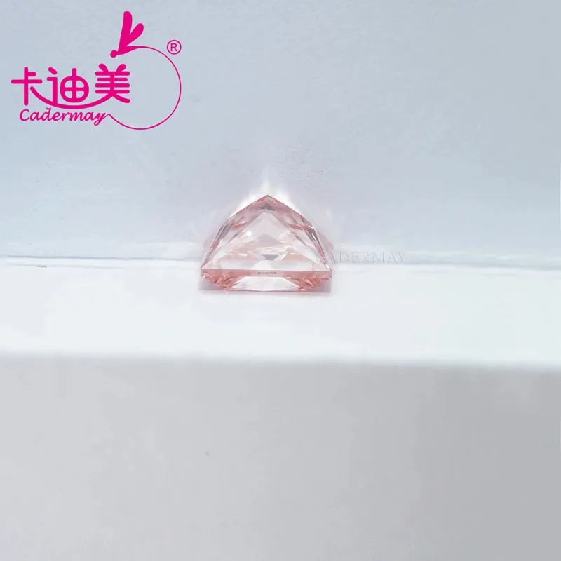 VS1 Clarity CVD Lab Grown Princess Cut Pink Loose Diamond with Certificate - Perfect for Wedding Rings, Engagement Jewelry & Custom Bridal Designs