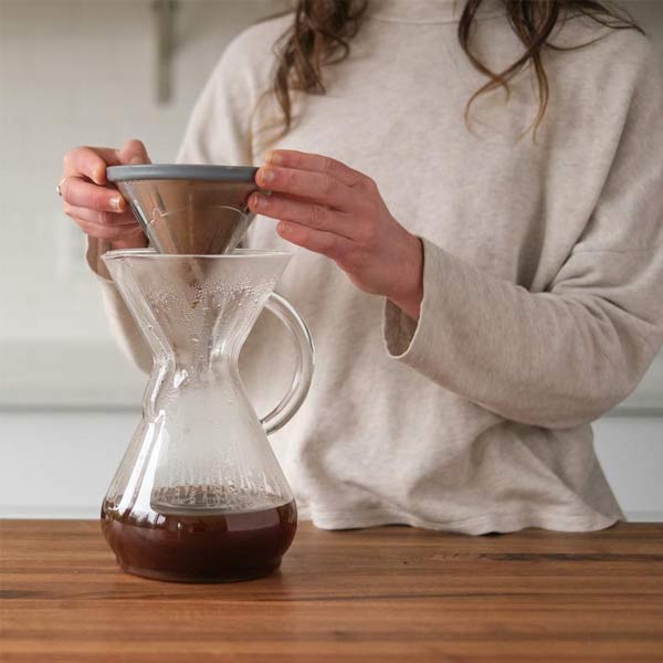 Premium Kone Coffee Filter - Reusable Stainless Steel Pour Over Coffee Maker for Home & Travel - Perfect for Chemex, V60, and Drip Coffee Brewing