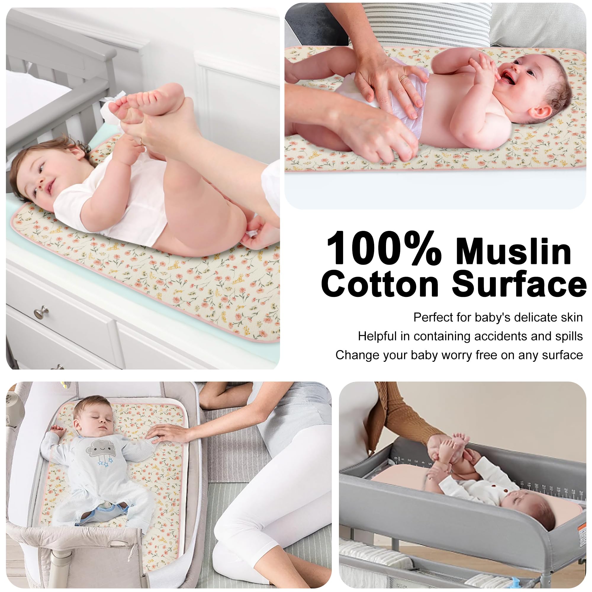 **Waterproof Baby Diaper Changing Pad - 19.7