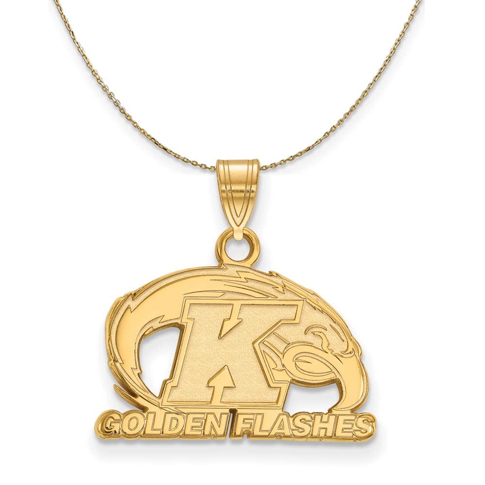 14K Yellow Gold Kent State Small Necklace - Perfect for Gifts & Daily Wear