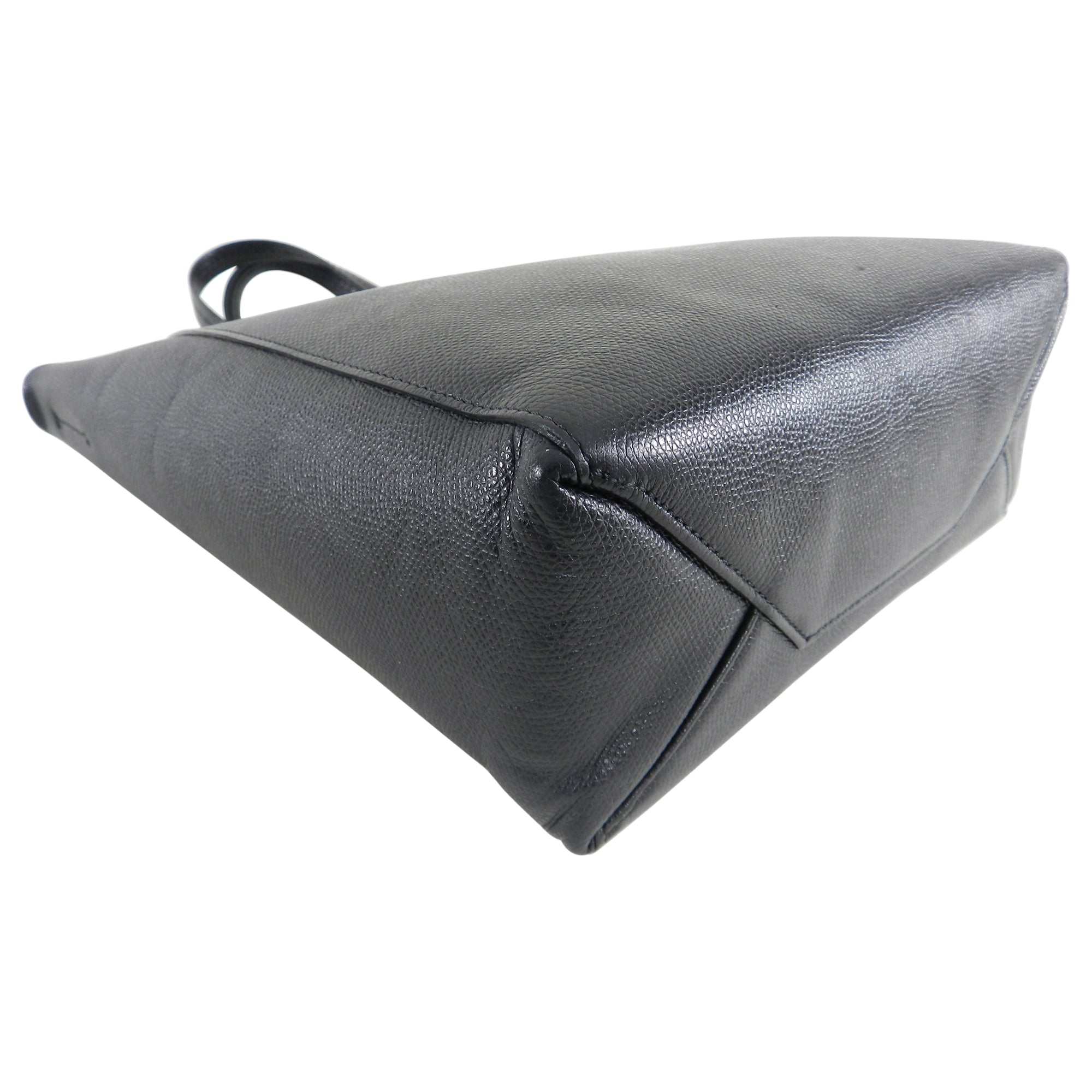 Celine Black Cabas Tote PM Handbag with Adjustable Shoulder Strap - Perfect for Work, Travel & Everyday Use