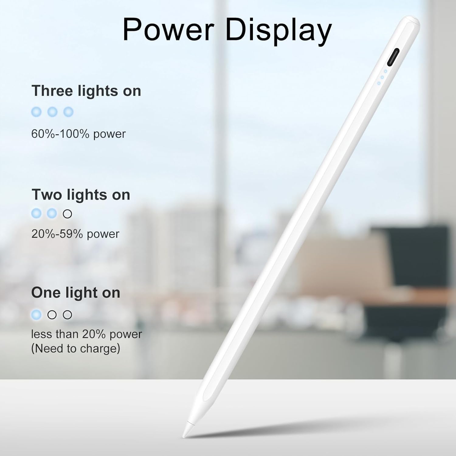 Apple Pencil Stylus for iPad 2018-2024 | Fast Charging 13 Mins | Compatible with iPad Air 3/4/5/M2, iPad Pro 11