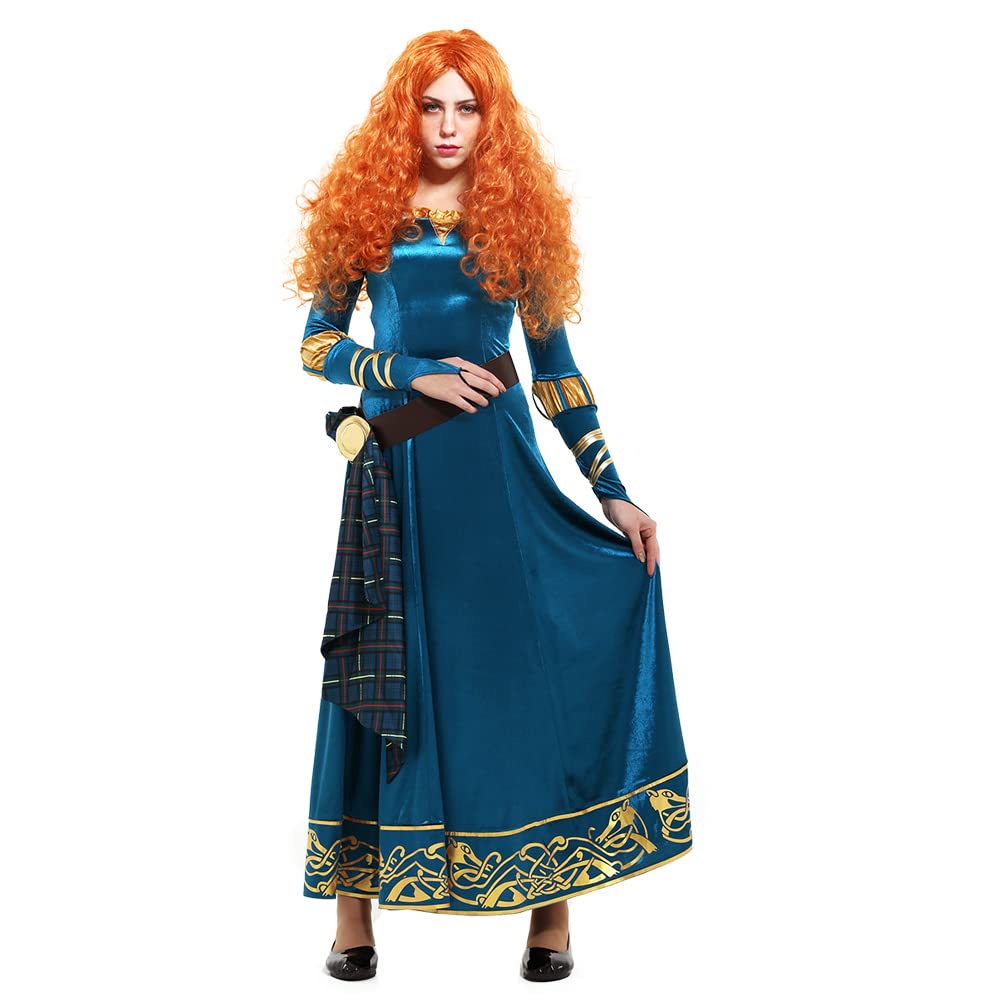 Miccostumes Women's Princess Adult Dress - Elegant Cosplay Costume for Halloween, Renaissance Fairs & Themed Parties | Official Licensed Costume