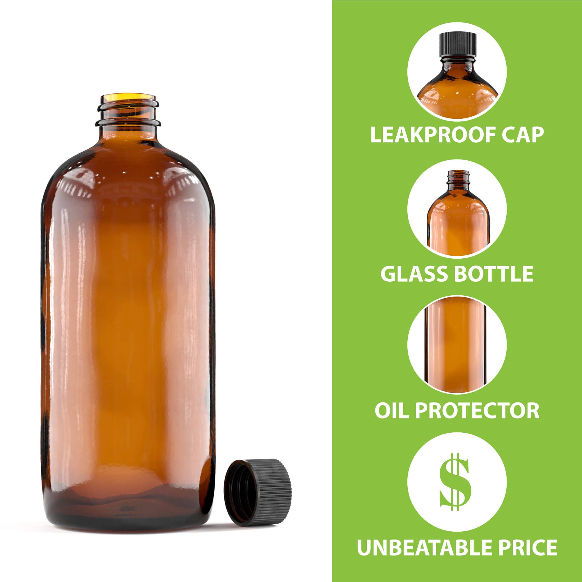 480mL Refillable Bottle (No Cap Included) - Perfect for Travel, Gym, and Everyday Hydration