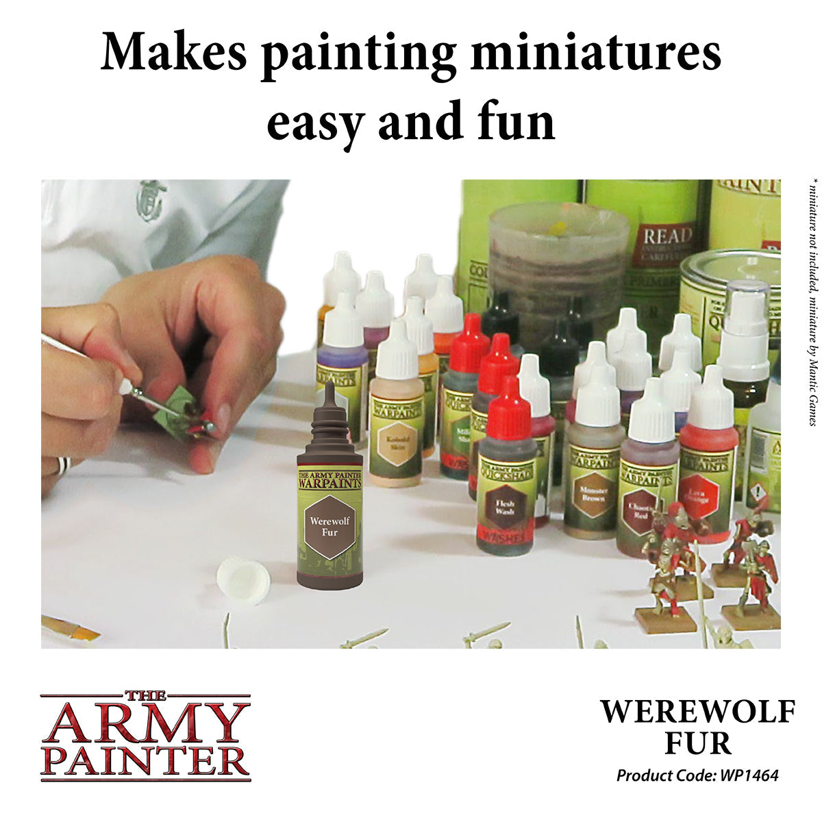 Warpaints: Werewolf Fur - High-Quality Fantasy Makeup for Cosplay, Halloween & Special Effects - Perfect for Costume Parties & Theatrical Performances