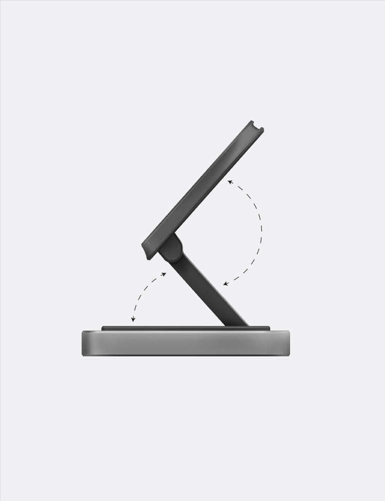 Gomag Station - Premium Portable Laptop Stand for Home & Office Use - Ergonomic Adjustable Laptop Riser for Desk, Work, Study & Travel