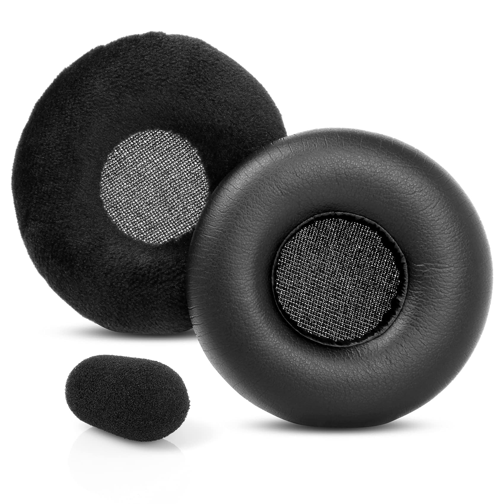 Replacement Earpads Ear Cushions for VXI BlueParrott B250-XTS 204123 B250-XT & Telex Airman 750 760 Headset - Comfortable Noise-Reducing Ear Cup Parts for Truckers, Call Centers & Office Use