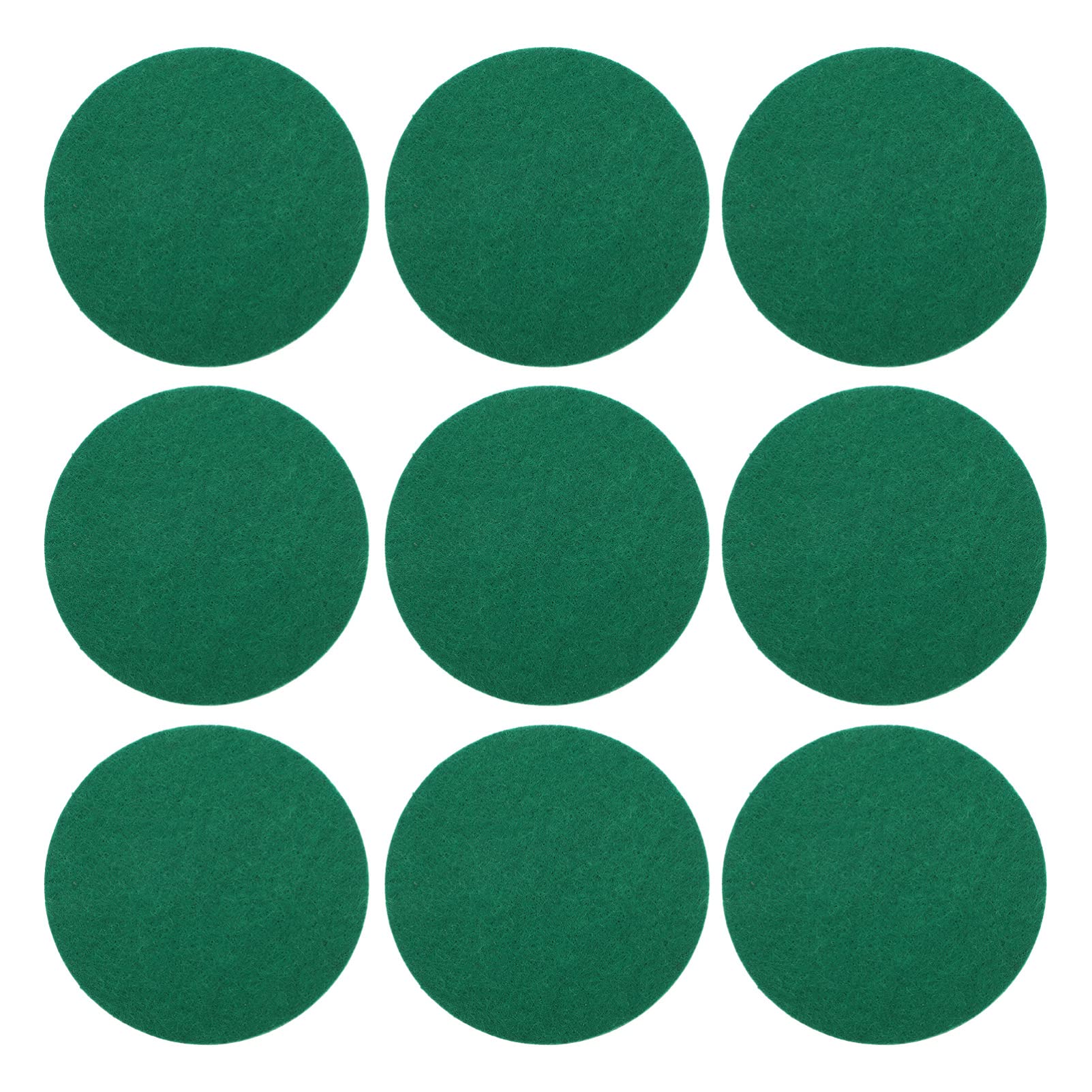 BESPORTBLE 10-Pack Durable Polyester Fiber Air Hockey Pushers - Round Hockey Pucks Accessories with Stickers for Table Hockey Game - Perfect for Arcade, Game Room, and Family Fun