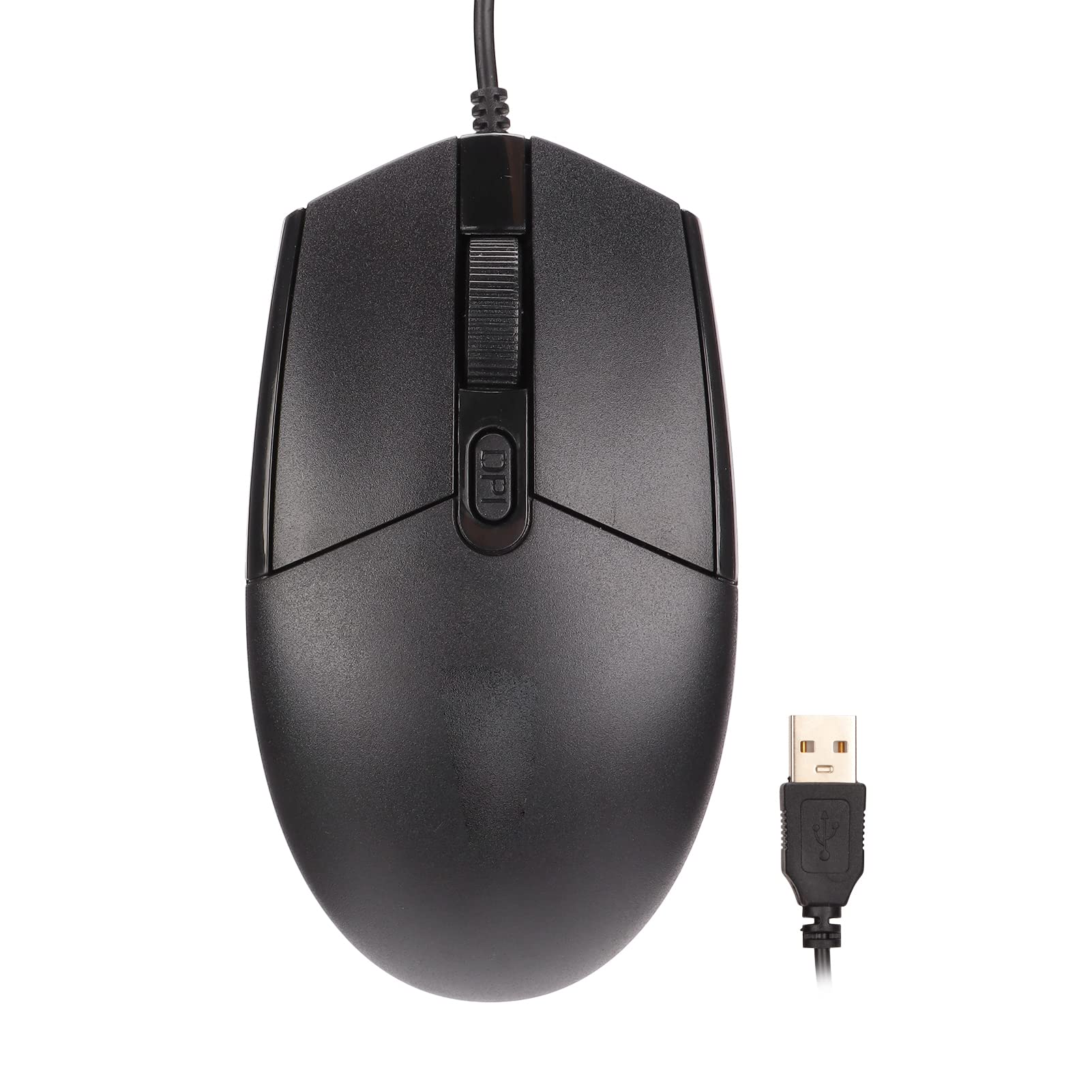 Ciciglow RGB Wired Gaming Mouse - 800/1200/1600 DPI Adjustable Ergonomic PC Gaming Mouse with Backlight for Office & Home Use | Perfect for Gaming, Work & Everyday Computing