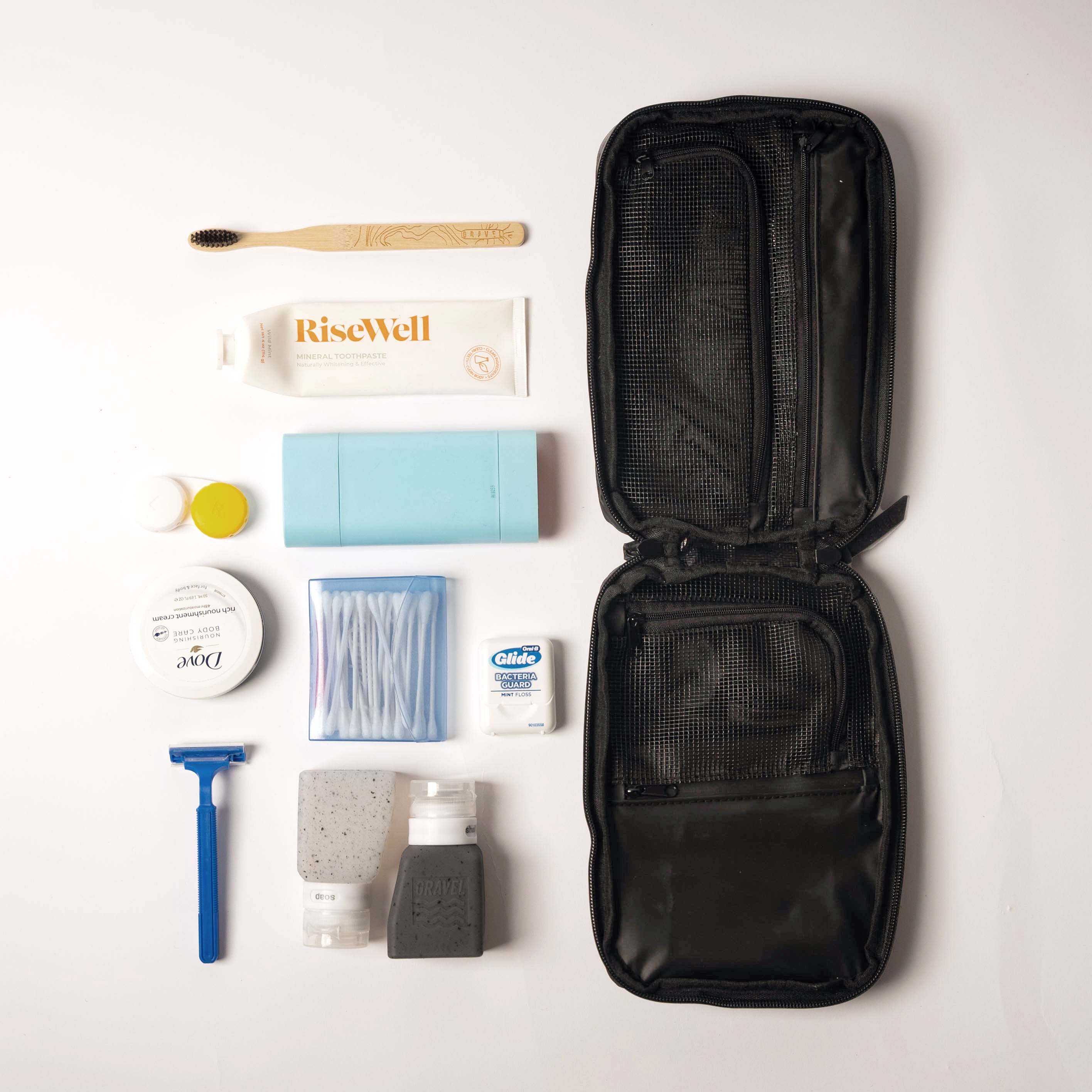 Explorer SLIM™ Toiletry Bag - Waterproof Travel Cosmetic Organizer for Men & Women - Perfect for Airplane Carry-On, Gym, Camping & Business Trips
