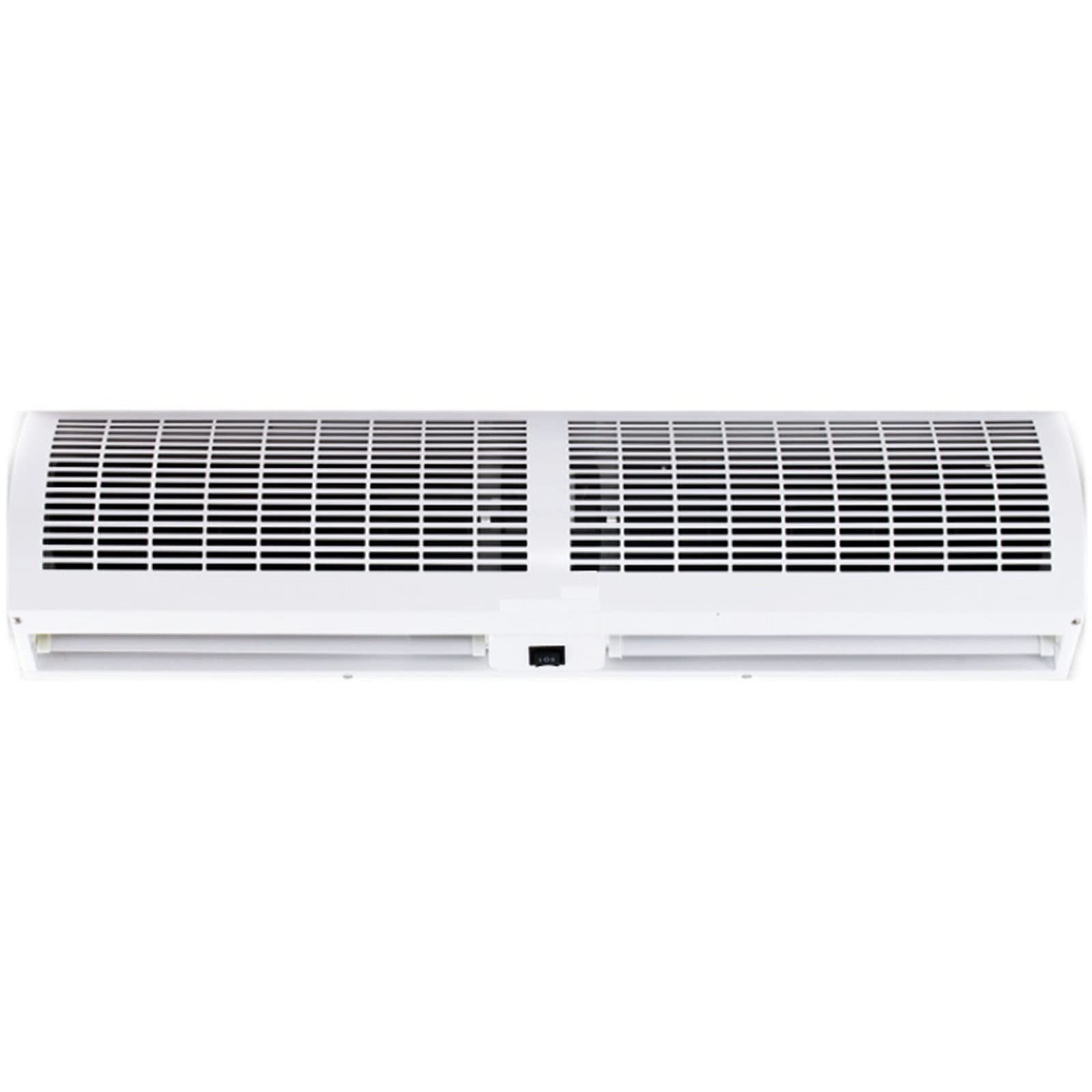 Commercial Air Curtain 24 Inch (60cm) - 2 Speed Industrial Grade White Alloy Housing with Push Button Switch for Restaurants, Warehouses & Retail Stores