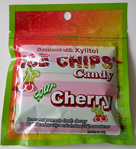 Xylitol Ice Chips Candy - 8 Pack Assortment (1 oz Resealable Pouches) | Sugar-Free, Low-Calorie Snack for Diabetics & Keto Diet | Perfect for Office, Travel & Fresh Breath