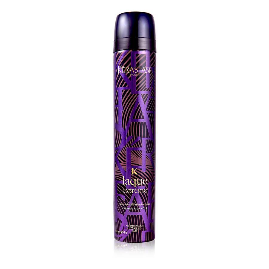 Kerastase Laque Extreme Hair Spray - Strong Hold Hairspray for All Hair Types, Humidity & Frizz Control - Perfect for Styling, Updos & Long-Lasting Volume (8.5 oz)