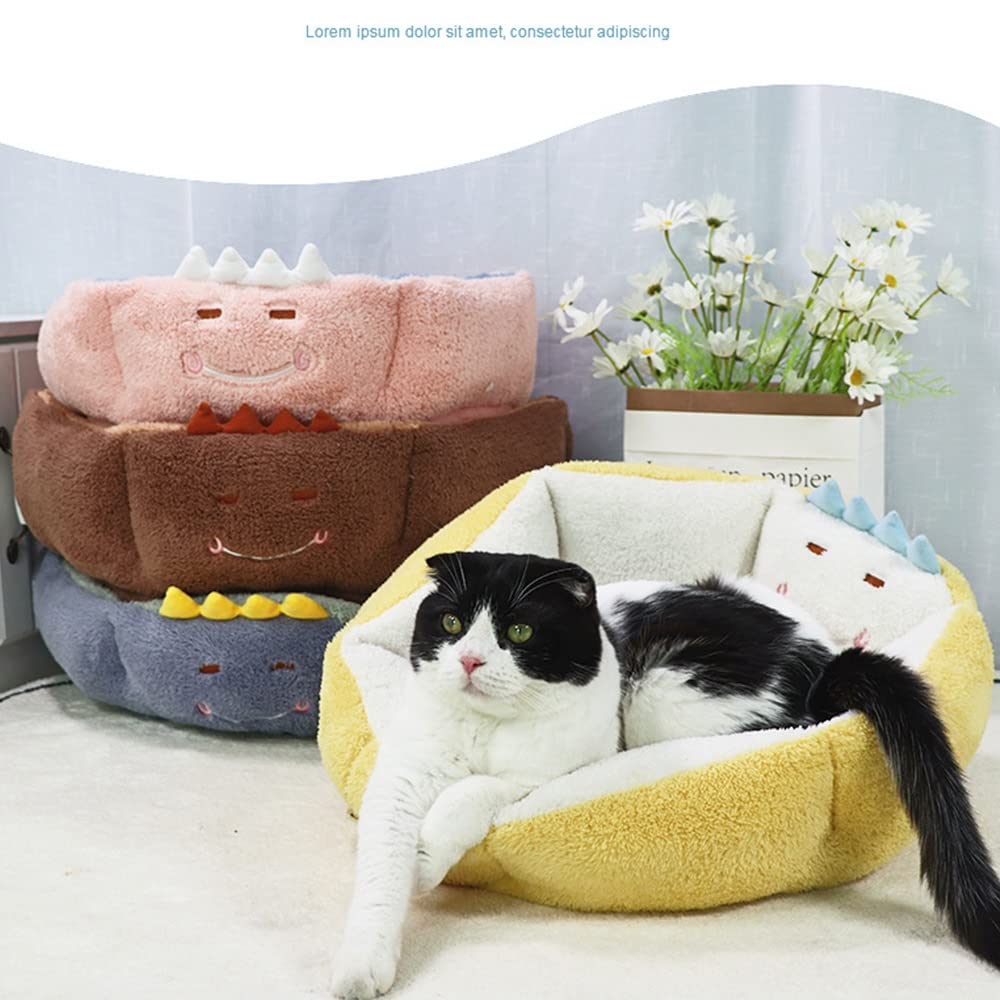 Cozy Plush Pet Bed for Dogs & Cats - Warm Kennel for Deep Sleep