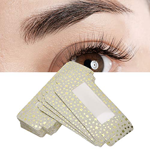 Premium Eyelash Storage Box - Empty Lash Holder Organizer for Women's Makeup | Yellow Stars Design | Perfect for Salon, Home & Travel Use