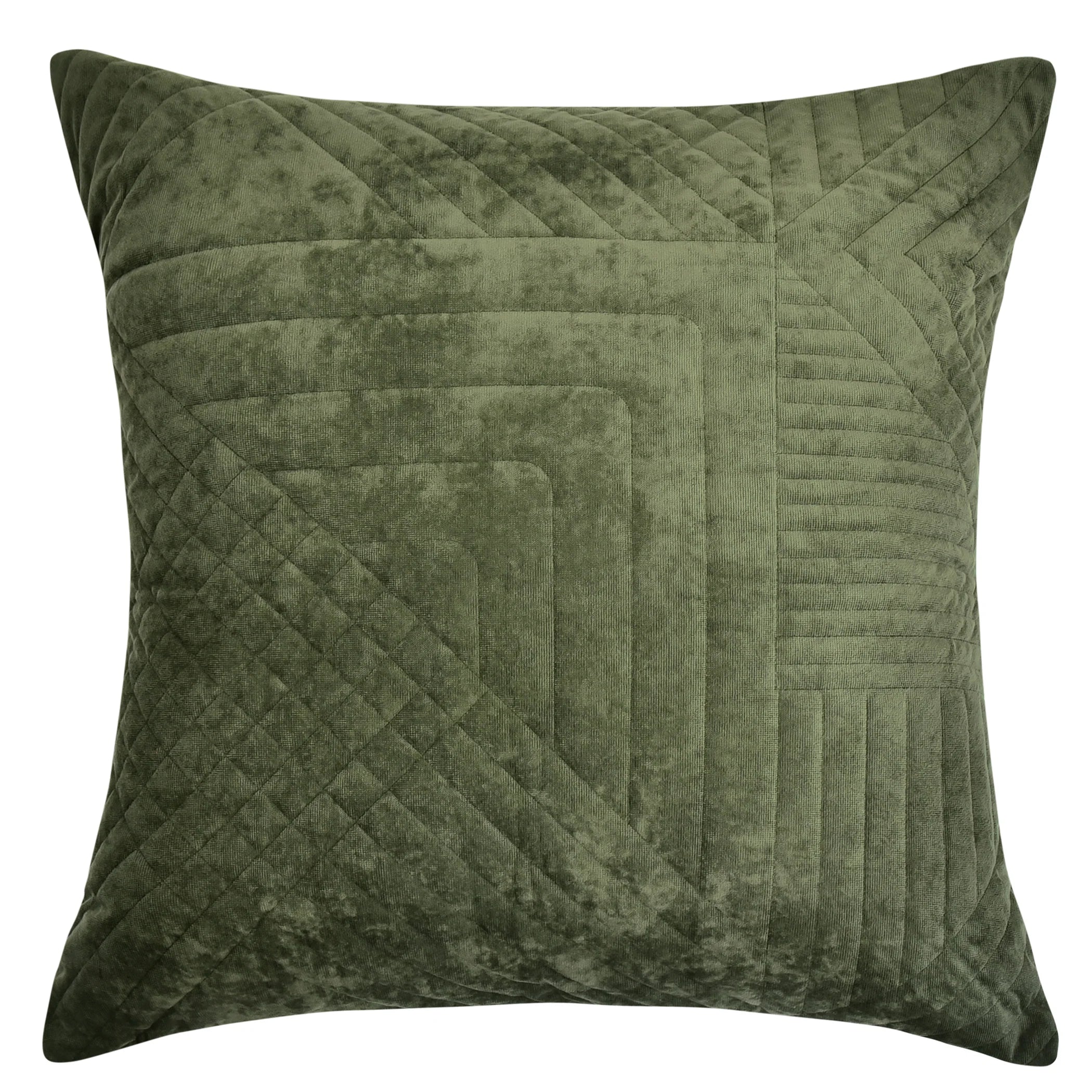 Bianca Navarro Olive European Pillowcase - Premium 100% Cotton Decorative Pillow Cover for Sofa, Bed & Couch - Elegant Home Decor for Living Room, Bedroom & Guest Room