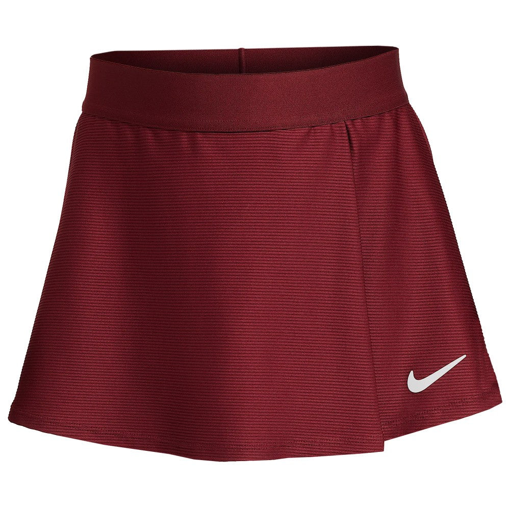 Nike Girls Victory Flouncy Skirt - Team Red | Breathable Tennis Skirt for Kids | Perfect for Sports, School & Playtime