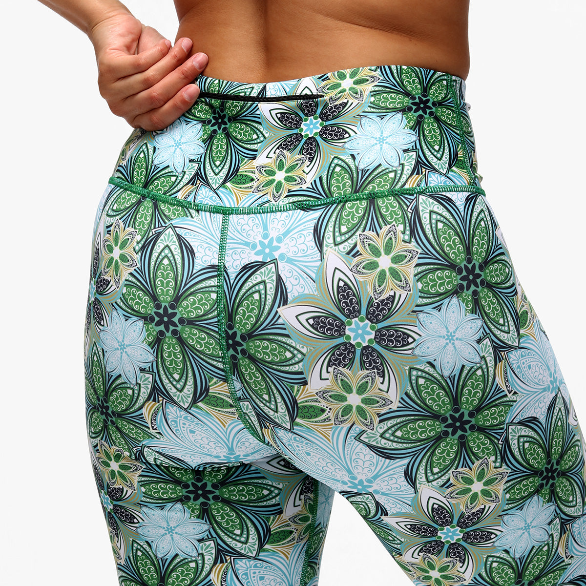 Mandala Yoga Leggings for Women - High Waisted Stretchy Workout Pants with Unique Boho Print | Perfect for Yoga, Gym, Running & Casual Wear