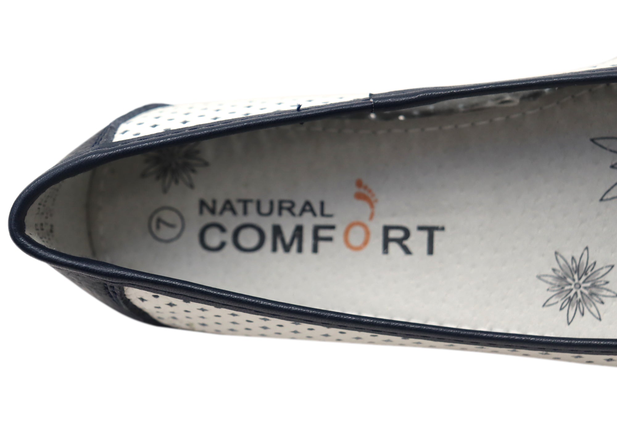 Natural Comfort Women's Genuine Leather Comfortable Walking Shoes - Perfect for Casual Wear, Office & Travel