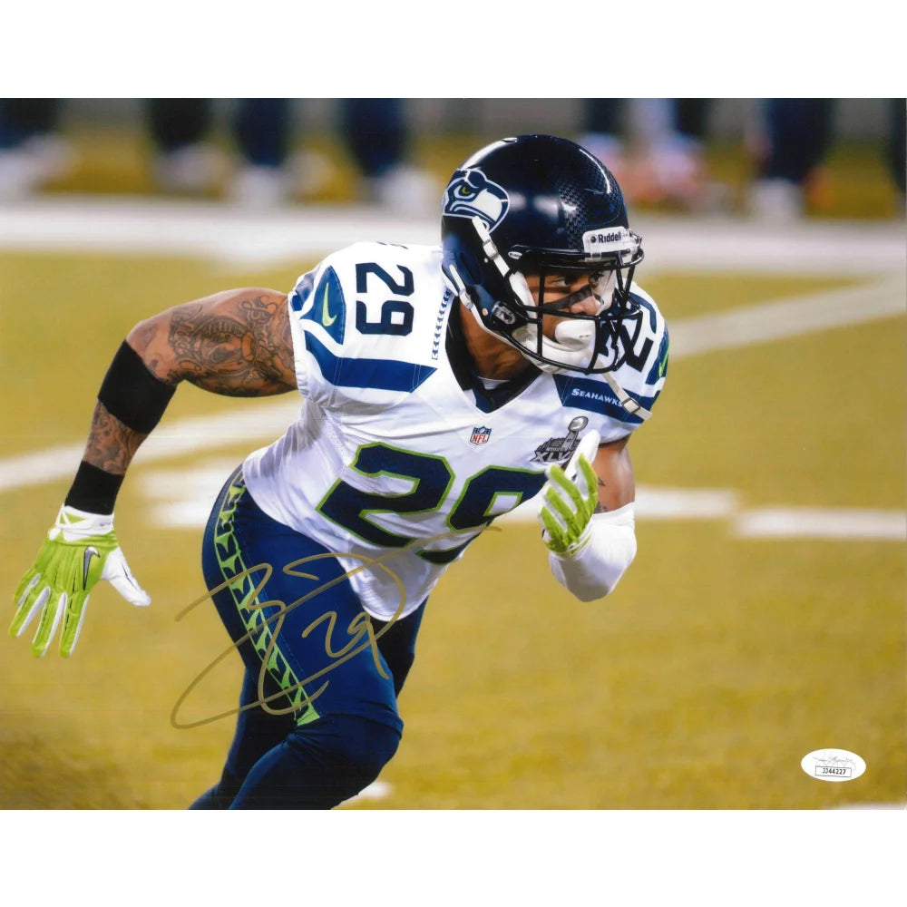 Earl Thomas Autographed 11x14 Photo with JSA COA - Seattle Seahawks #2 - Perfect for Sports Memorabilia Collectors and Seahawks Fans