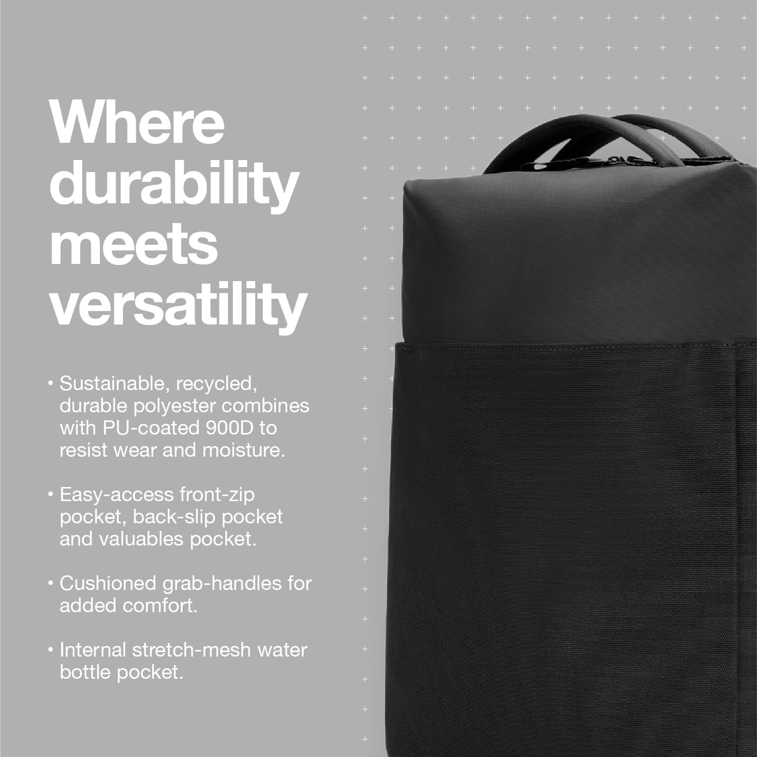 Incase Compact Backpack - Lightweight Travel Backpack with Fleece-Lined Laptop Compartment for 14-inch Laptop - Perfect for Commuting, Business Travel & College (Black)