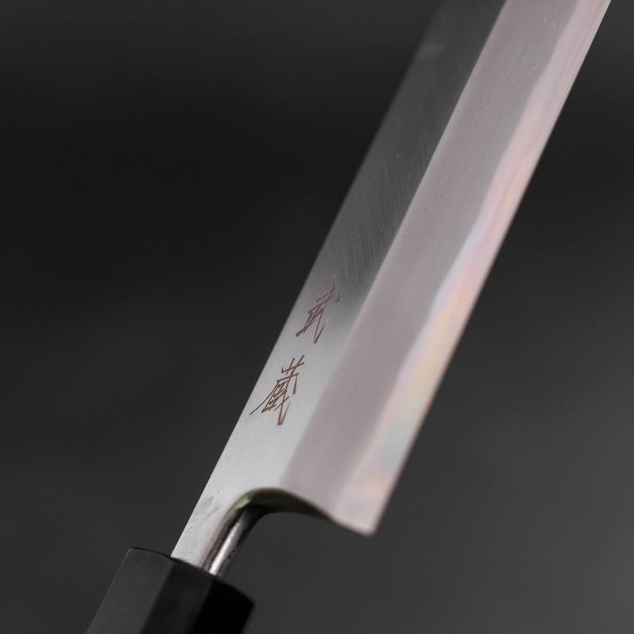 Premium Unagisaki Edo Blue Steel #1 Hon Kasumi Sushi Knife - 195mm Buffalo Teak Handle - Perfect for Sushi Chefs & Japanese Cuisine Lovers