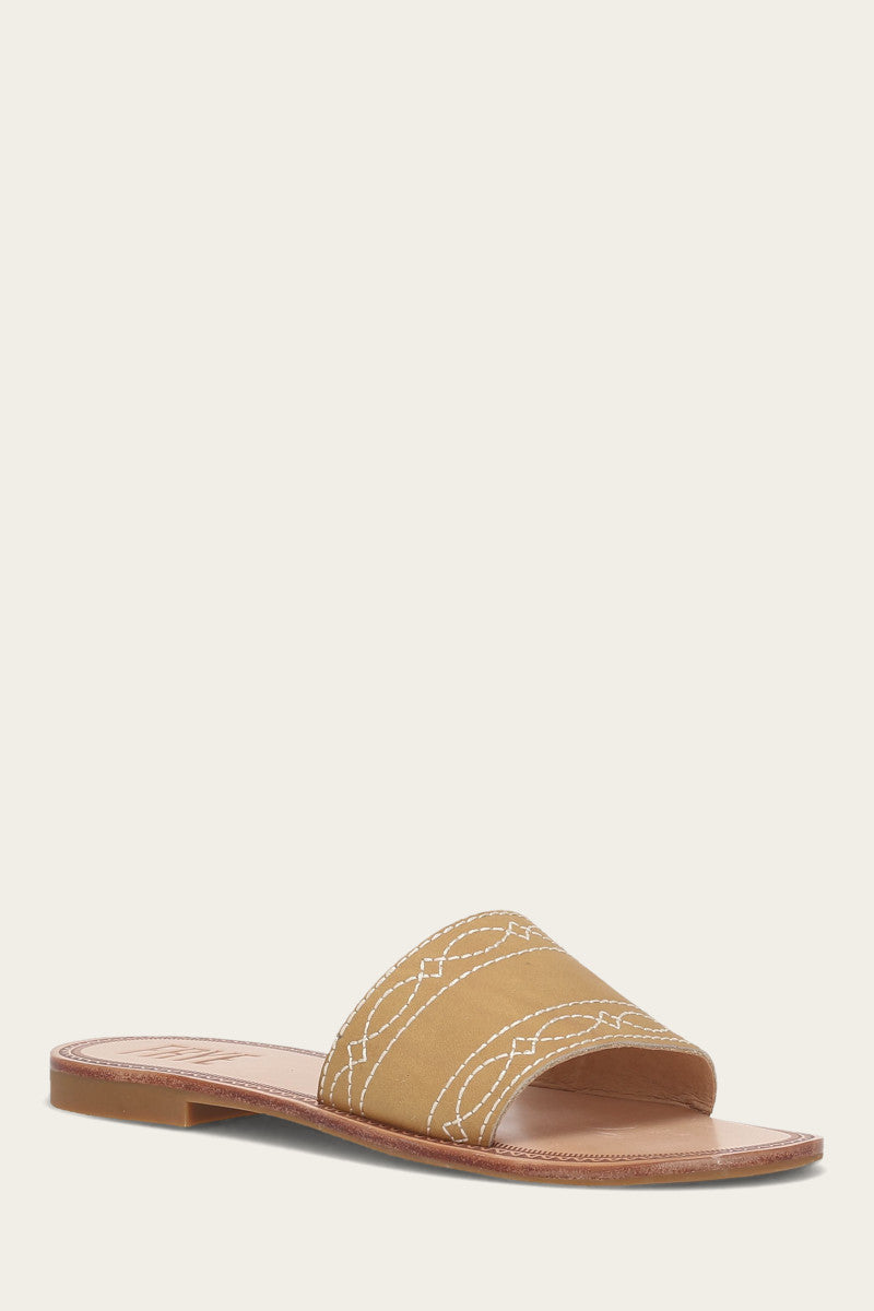 Ava Woodstock Slide Sandals for Women - Comfortable Summer Slides with Arch Support - Perfect for Beach, Pool, and Casual Wear