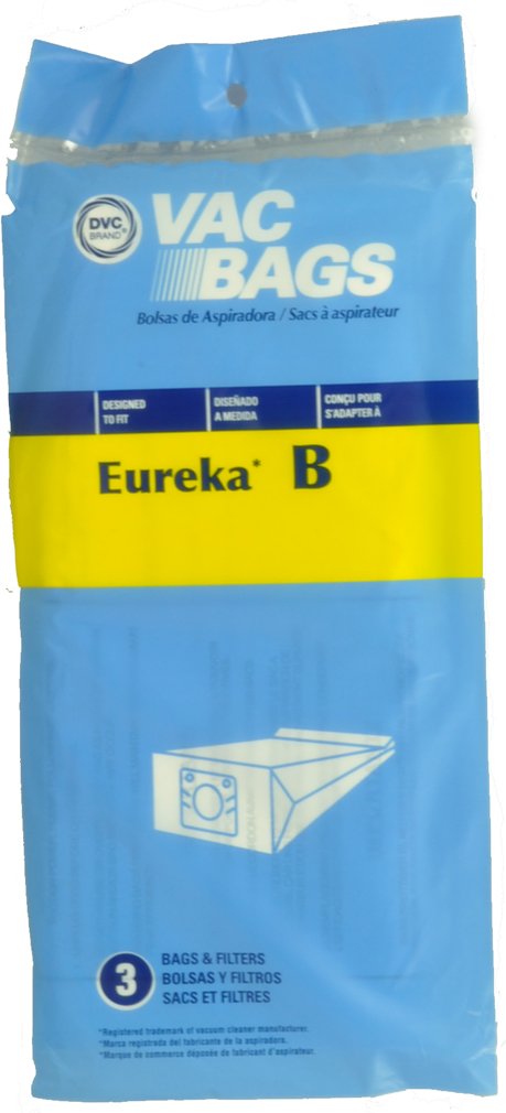 EUREKA Style B Canister Vacuum Bags - 3 Pack with HEPA Filters | Replacement Bags for EUREKA Canister Vacuums | Ideal for Pet Hair, Allergies & Deep Cleaning