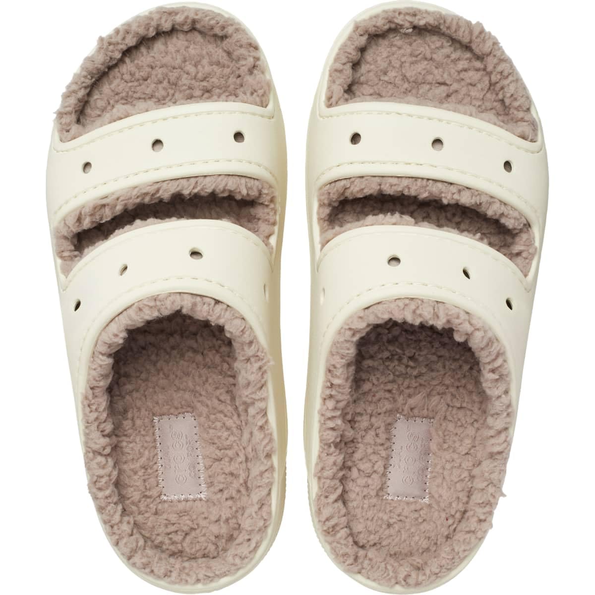 Crocs Unisex-Adult Classic Cozzzy Platform Sandals - Fuzzy Comfort Slide Slippers for Men & Women | Indoor & Outdoor Wear, Lounge, Beach, Poolside