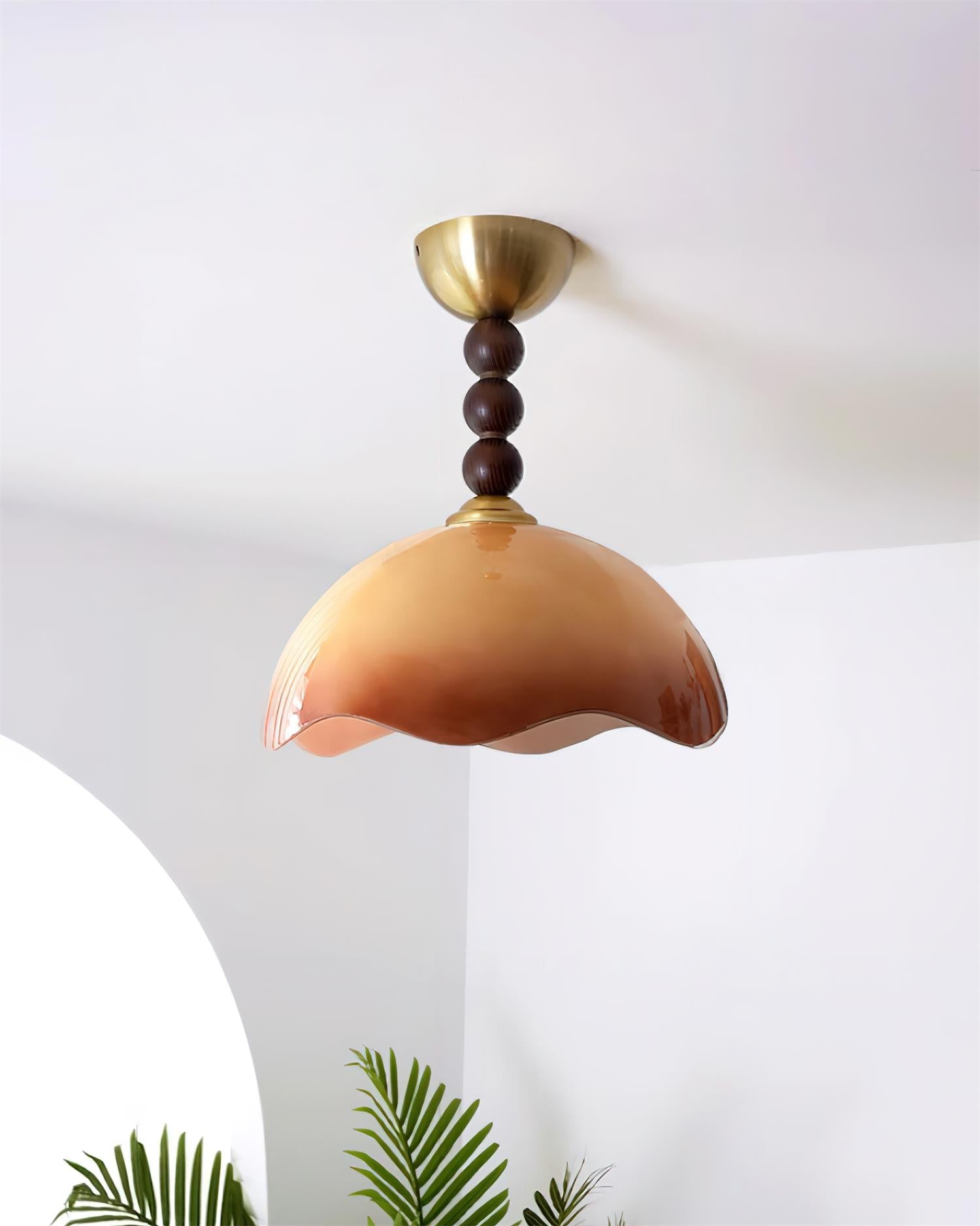 Coral Crest Ceiling Light Fixture - Modern Flush Mount LED Lighting for Bedroom, Living Room & Kitchen | Energy Efficient Home Decor