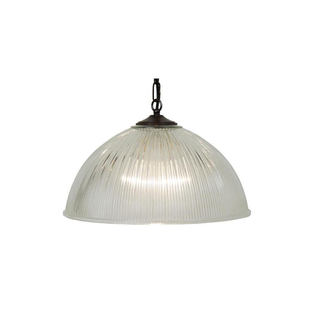 Art Deco Large Prismatic Dome Ceiling Light Kansa DOME429 - Elegant Vintage Lighting for Living Room, Dining Room & Bedroom
