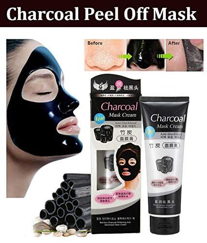 ELITEWAY Charcoal Peel Off Face Mask - Deep Cleansing & Blackhead Removal (480g, Pack of 4) for Oily & Acne-Prone Skin - Perfect for Spa Night & Self-Care Routine