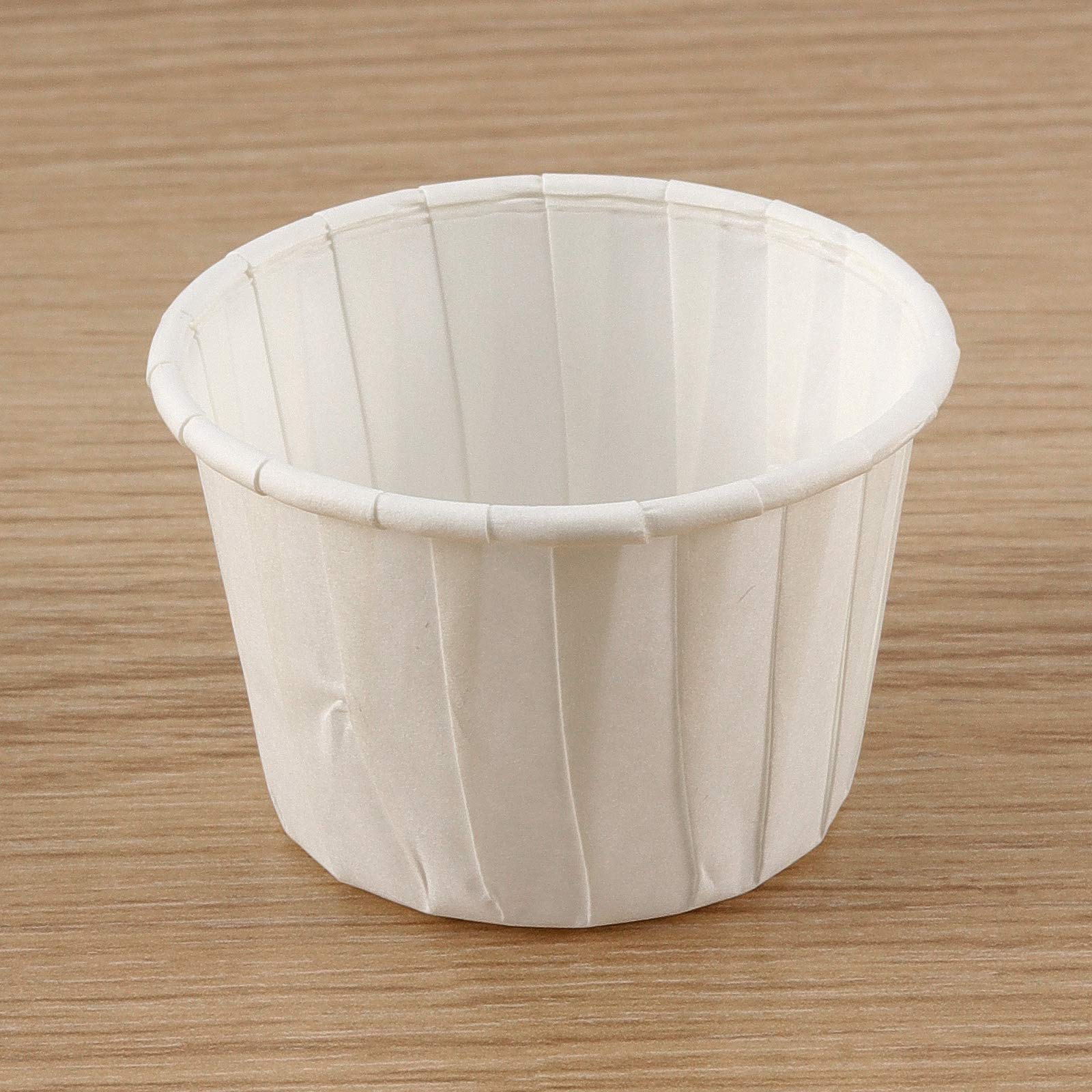 800 Pack 2 oz White Food Grade Paper Souffle Cups - Disposable Treated Portion Cups for Condiments, Popcorn, Candies, Samples & Measuring | Perfect for Parties, Catering, Restaurants & Home Use