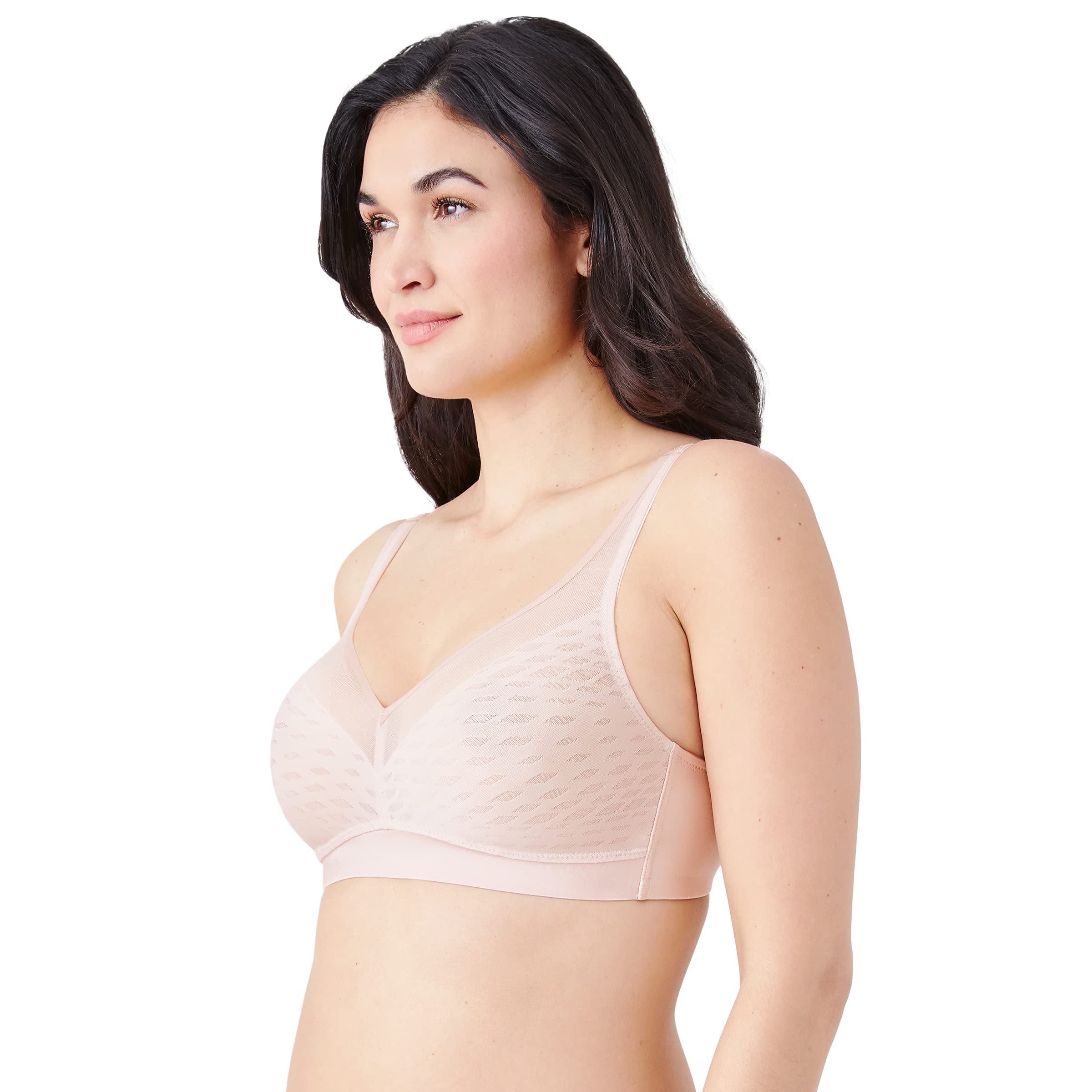 Wacoal Women's Elevated Allure Wire Free Bra - Comfortable Support for Everyday Wear, Perfect for Work, Yoga & Relaxation