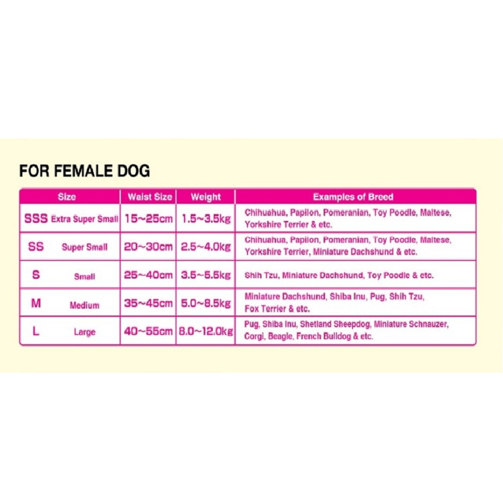Biodegradable Female Dog Diapers - Washable & Disposable Pet Diapers for Incontinence, Heat Cycle, and Training | Perfect for Travel, Home, and Outdoor Use