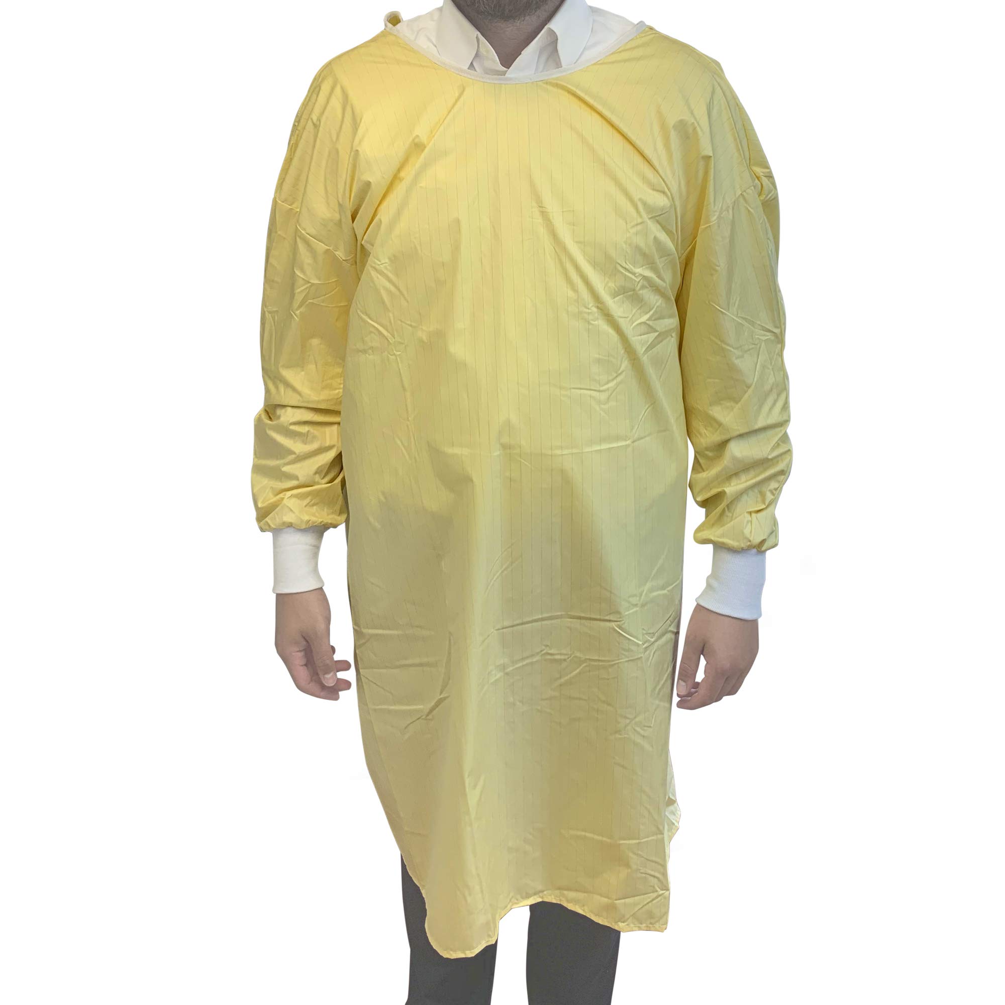 Reusable Isolation Gowns - Washable Up to 100 Times (Pack of 3) | PPE for Healthcare Workers, Nursing Homes & Home Care