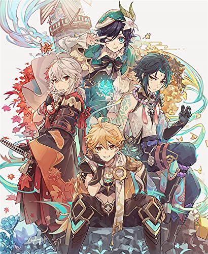 Barbatos Wood Puzzle for Adults & Kids - 3D Printed Genshin Impact Anime Puzzle Game, 1500-Piece Home Decoration & Stress Relief Toy - Perfect for Family Bonding, Anime Fans & DIY Enthusiasts