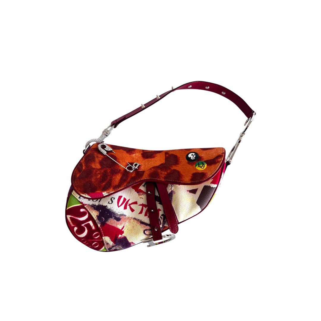 Authentic Vintage Dior Victim Saddle Bag - Luxury Crossbody Handbag for Women | Perfect for Date Night, Parties & Everyday Fashion Accessory