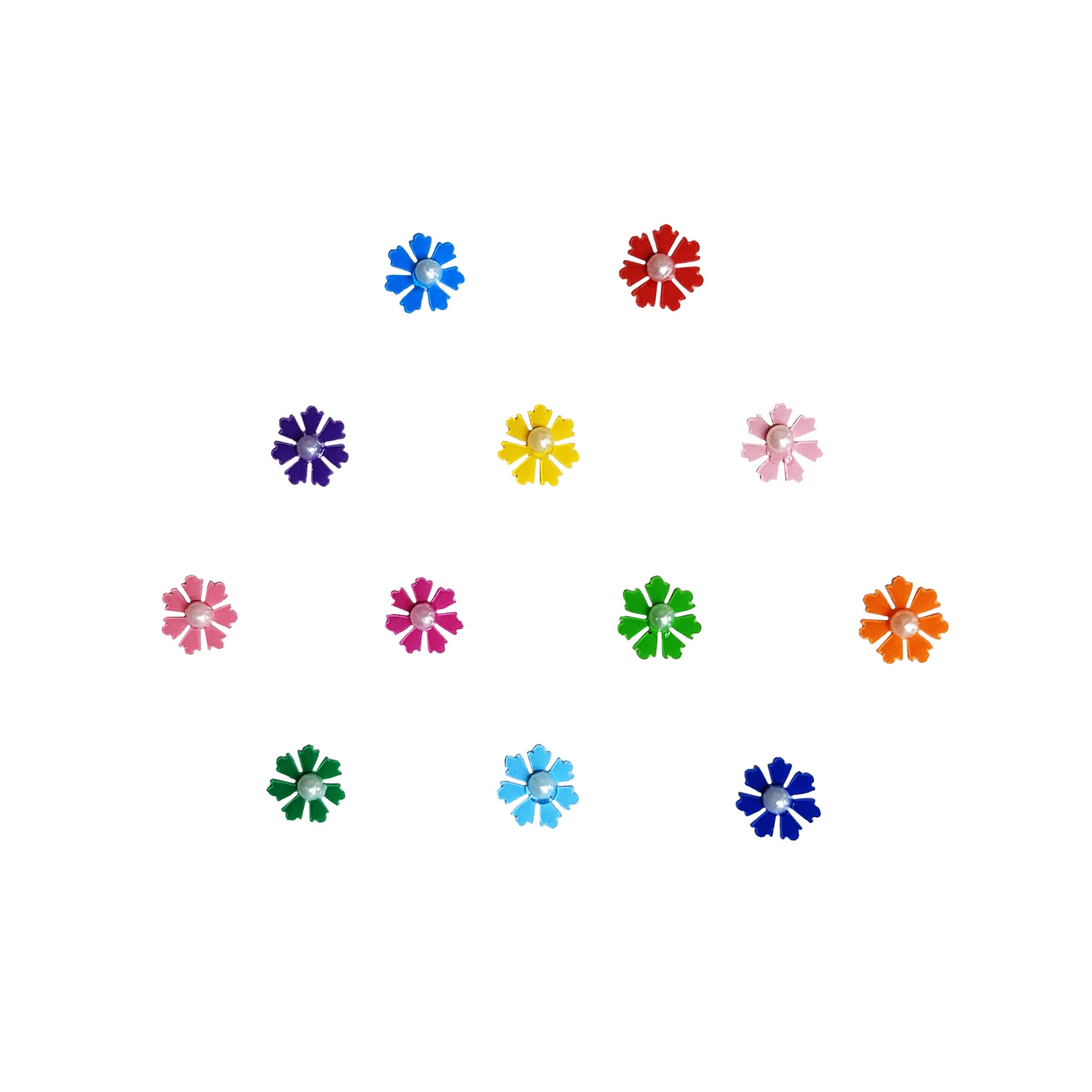 Comet Busters Cute Bindi Stickers for Kids - 6mm Face Decoration Stickers (BBO001-1, BBO003) - Perfect for Birthday Parties, Festivals & Costume Dress-Up