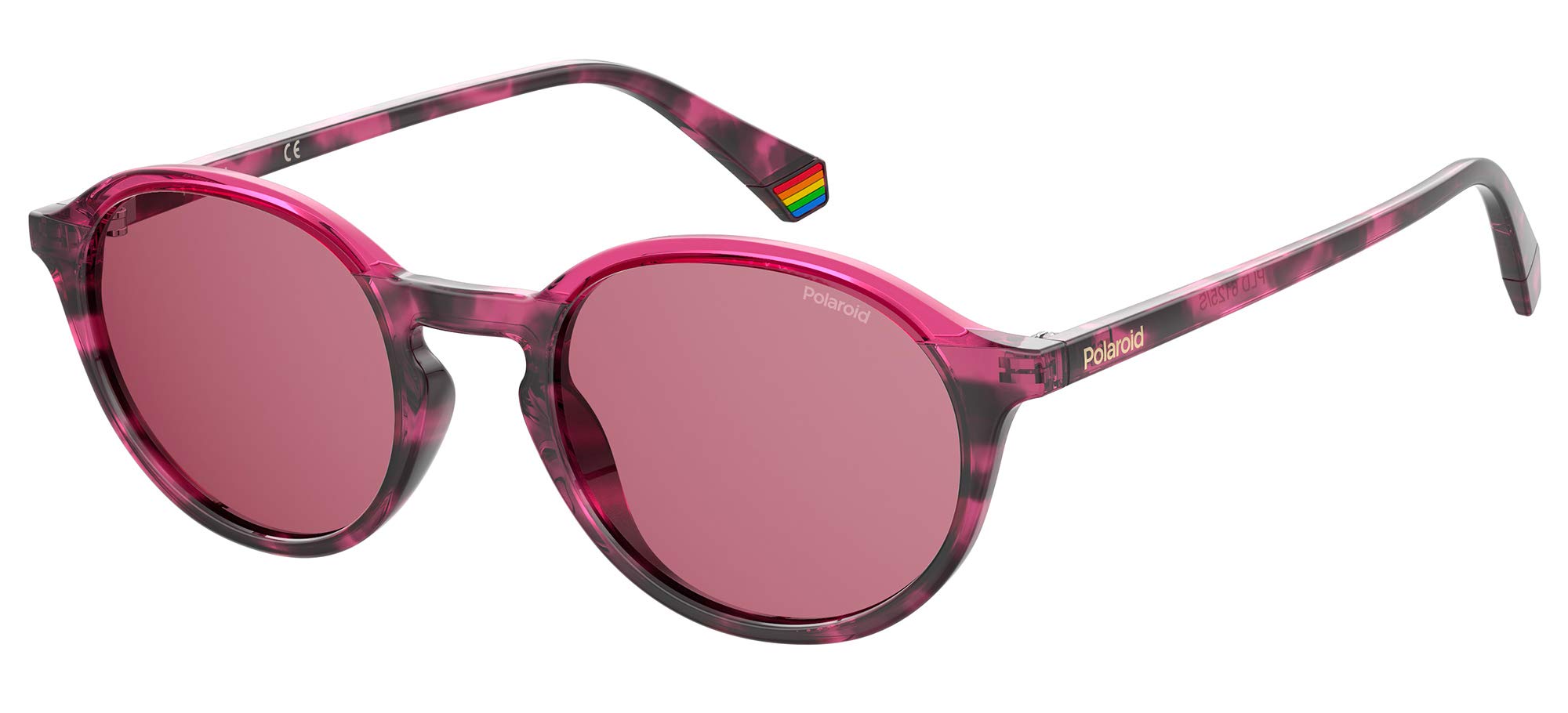 PLD 6125 Havana Pink Polarized Sunglasses - UV Protection & Anti-Glare Lenses for Driving, Beach & Outdoor Activities