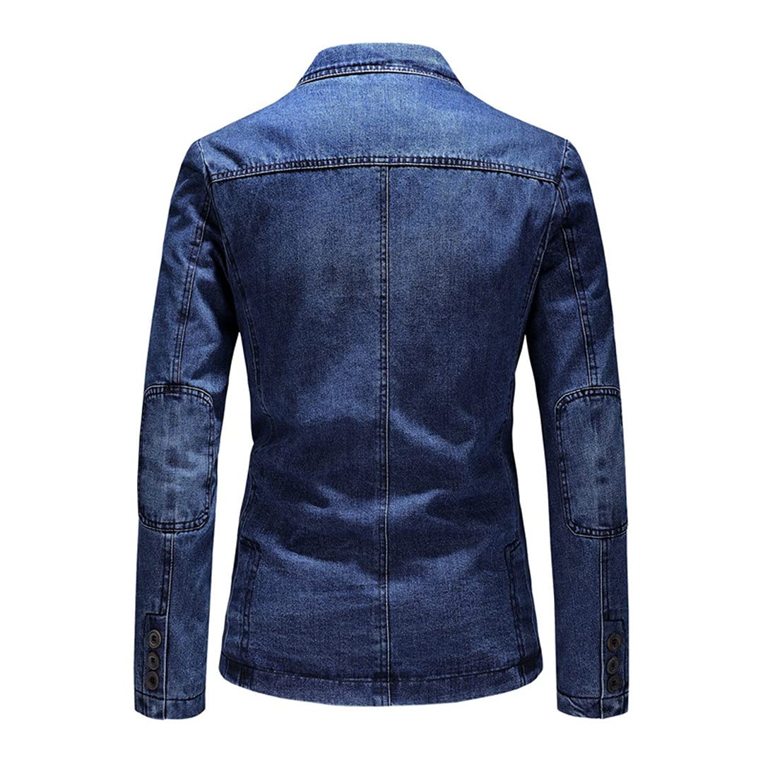 Men's Oversize Blazer Coat for Spring & Autumn | Casual Deinm Jacket for Work, Office & Everyday Wear