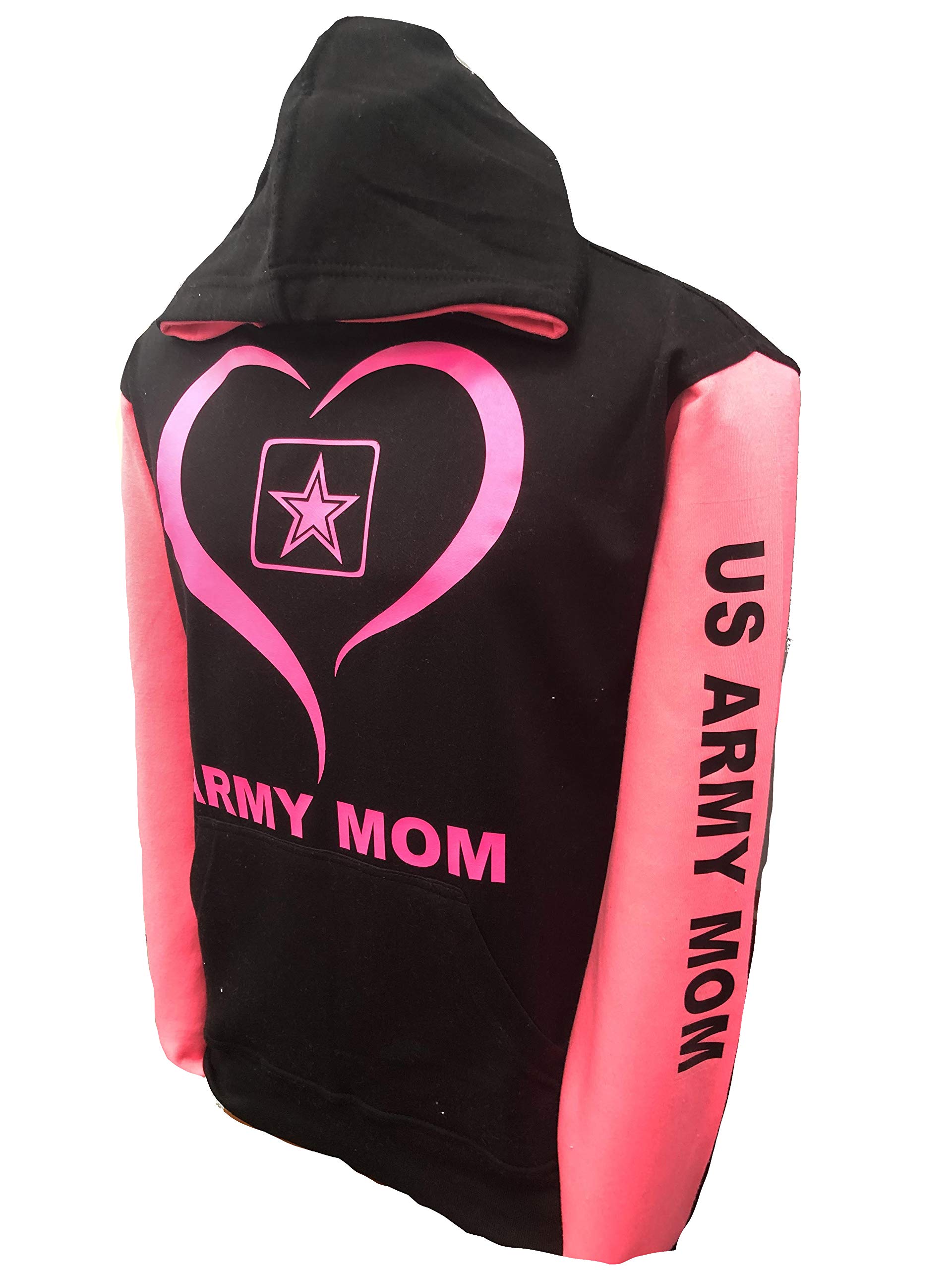 US Army Print Hoodie and Sweatpants Set - Comfortable Mom's Lounge Wear for Home, Gym & Casual Outfits | Military Style Sweatsuit for Women