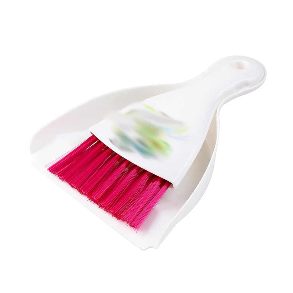 Mini Cleaning Brush Set - Small Broom & Dustpan for Keyboard, Desktop, Table Cleaning | Compact Household Cleaning Tools for Kitchen, Office, Home | Efficient Dust Sweeper & Garbage Shovel for Tiny Spaces