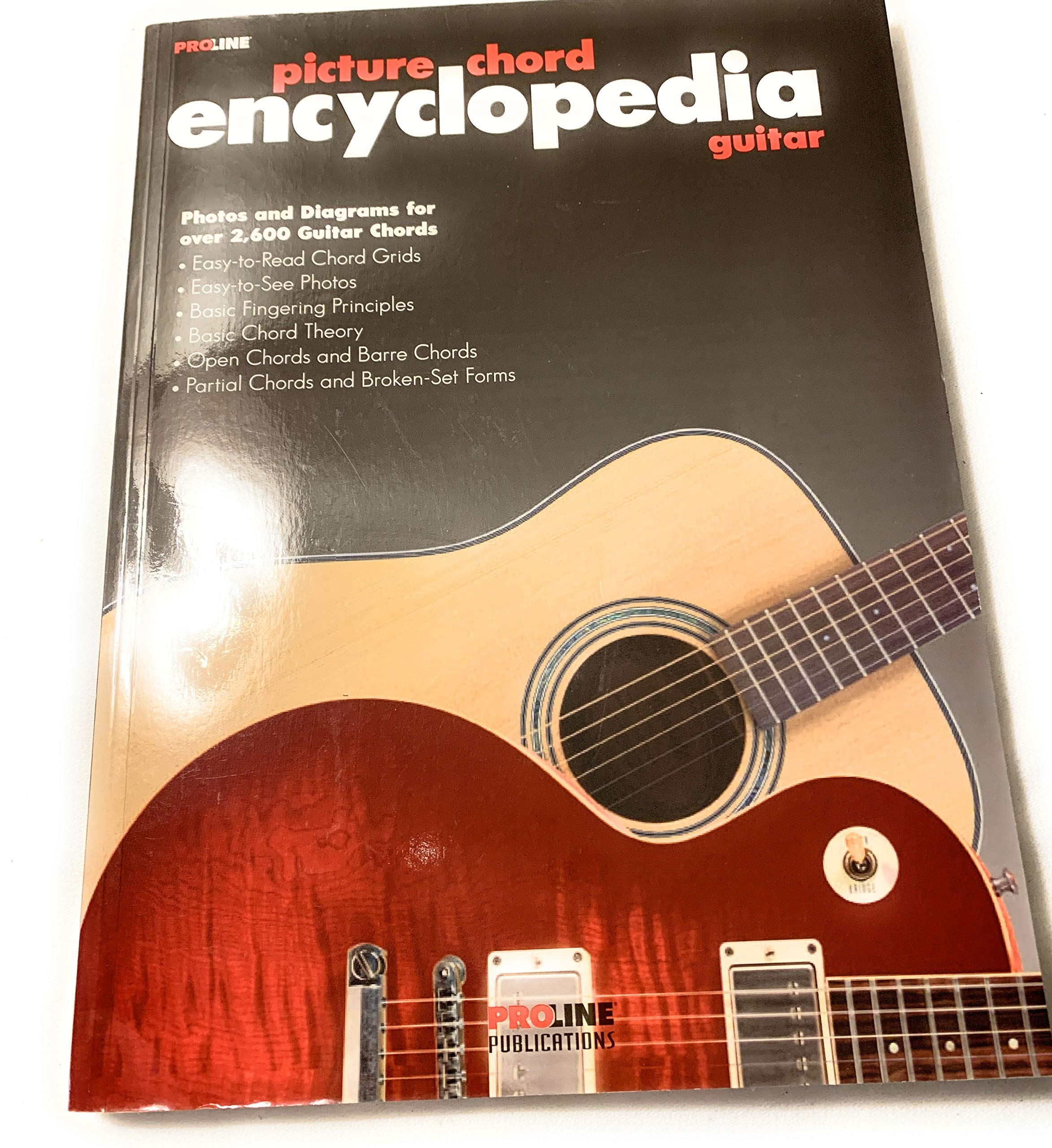 Proline Picture Chord Encyclopedia Book - Complete Guitar Chord Guide for Beginners & Advanced Players | Perfect for Learning, Practice & Songwriting