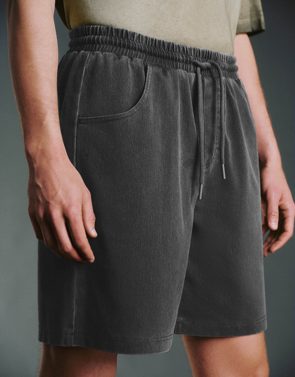 Stylish Women's High Waist Denim Shorts with Drawstring - Comfortable Summer Casual Shorts for Beach, Travel and Daily Wear